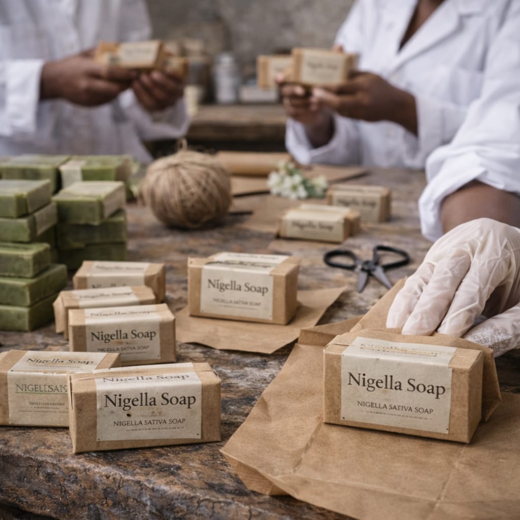 Nigella Soap – Natural Handmade Soap with Black Seed (Nigella sativa) - Image 5