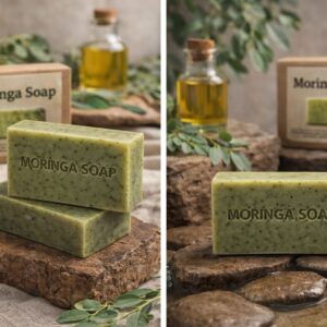Moringa Soap – Natural Handmade Soap with Moringa Leaf Powder